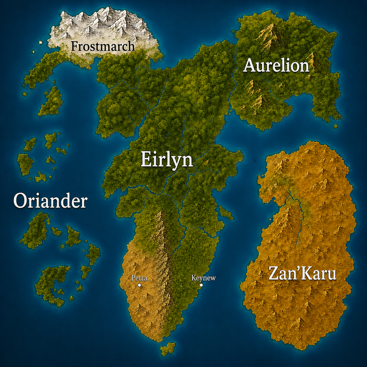 World Map of Abadonya