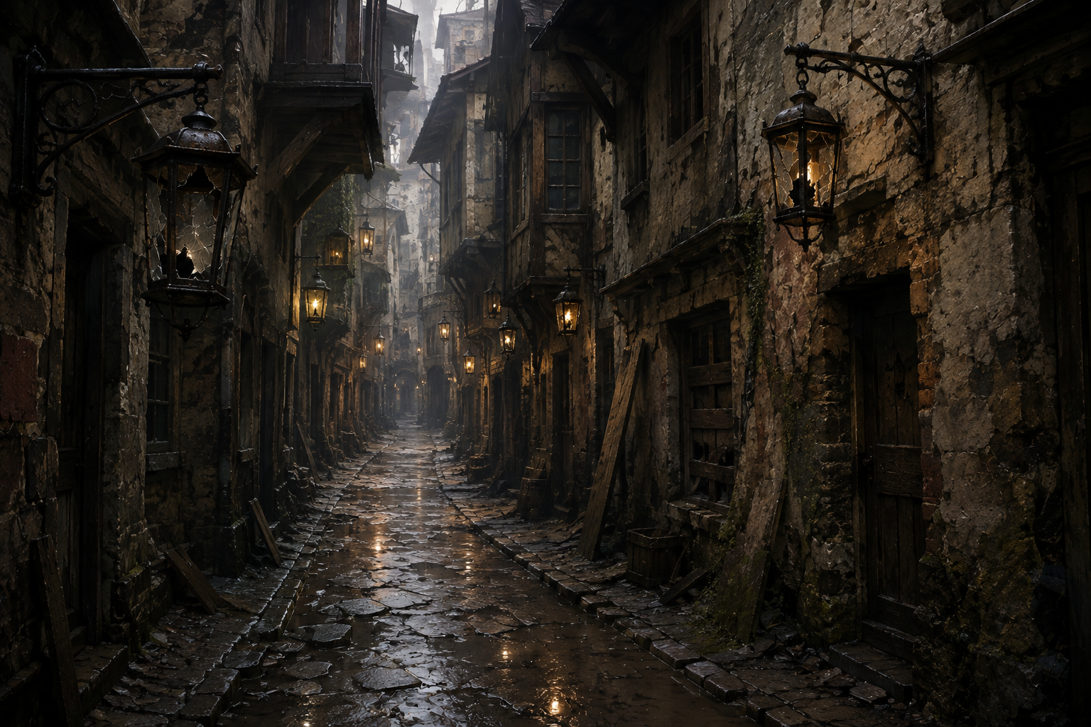 Broken Lantern Alley of Abadonya
