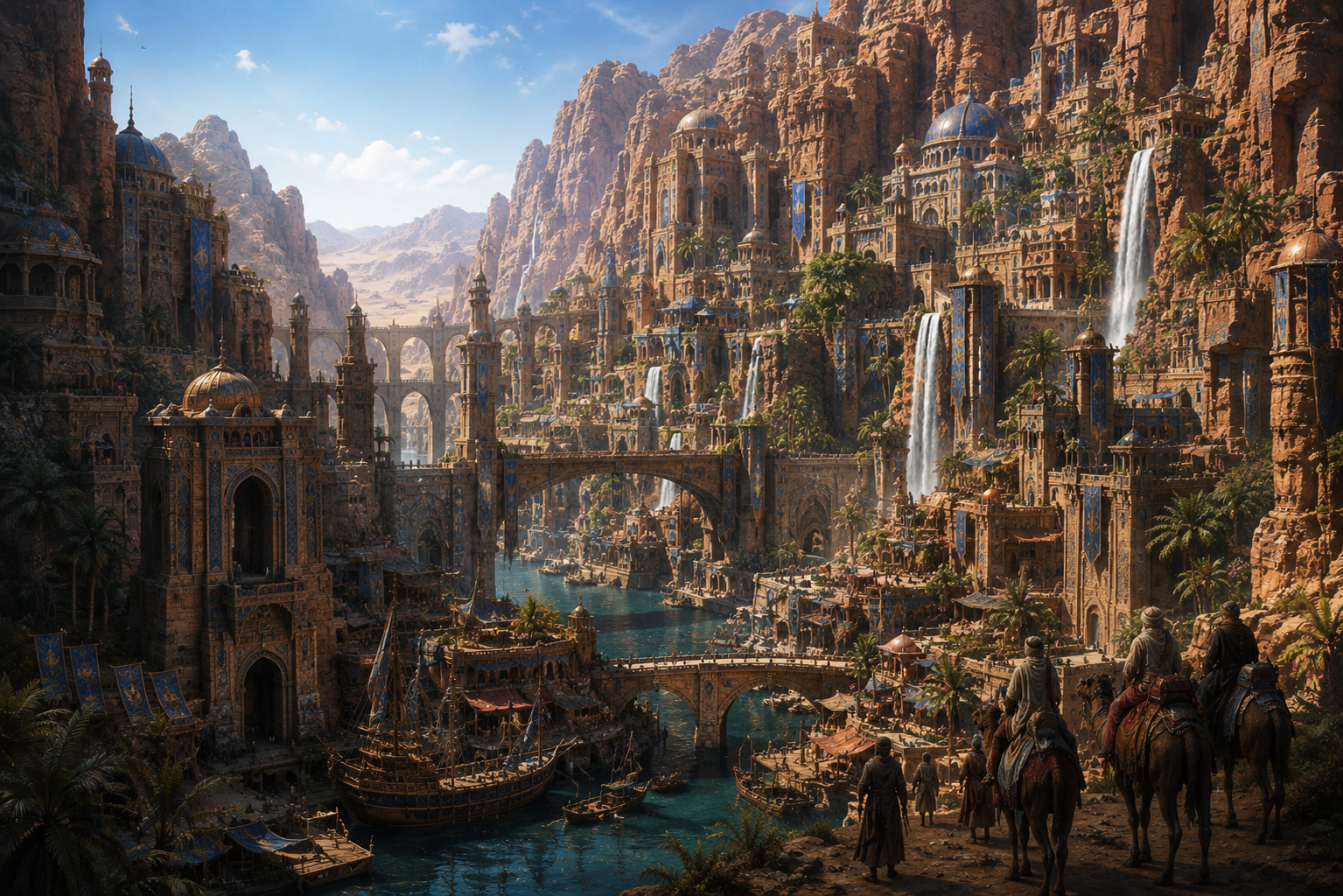 Venj Oasis in Petra, Abadonya