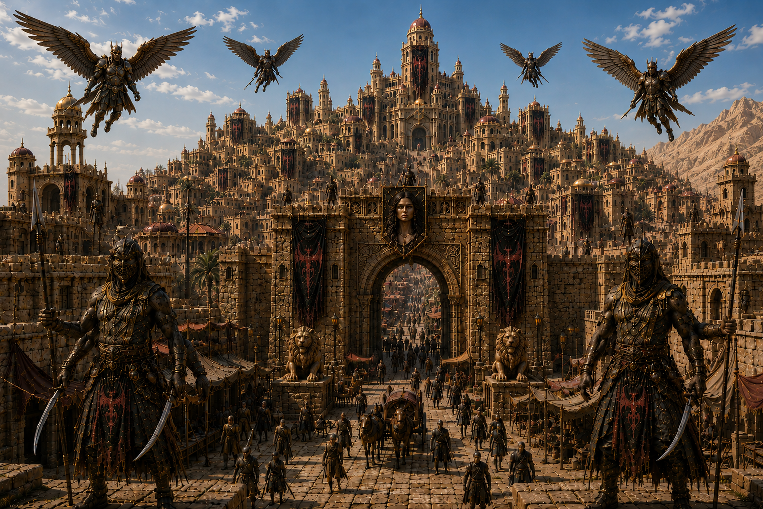 Zae'Halem — The Queen's City of Sand in Abadonya